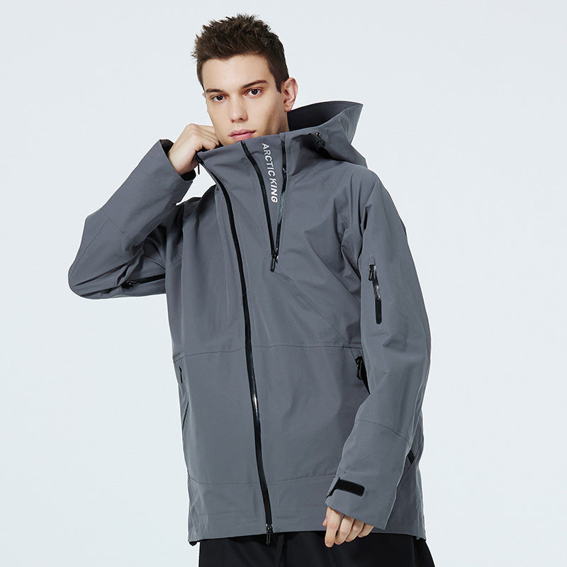 EVRSK8 Snowboard Coat and Liner: Thin Outdoor Windproof Waterproof Veneer Double Plate Snowboarding
