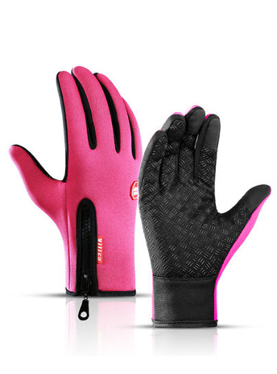 EVRSK8 Riding Gloves: Touch Screen Motorcycle Sliding Waterproof Sports Gloves With Fleece
