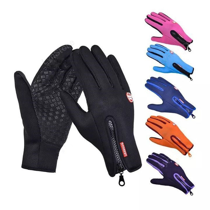 EVRSK8 Riding Gloves: Touch Screen Motorcycle Sliding Waterproof Sports Gloves With Fleece