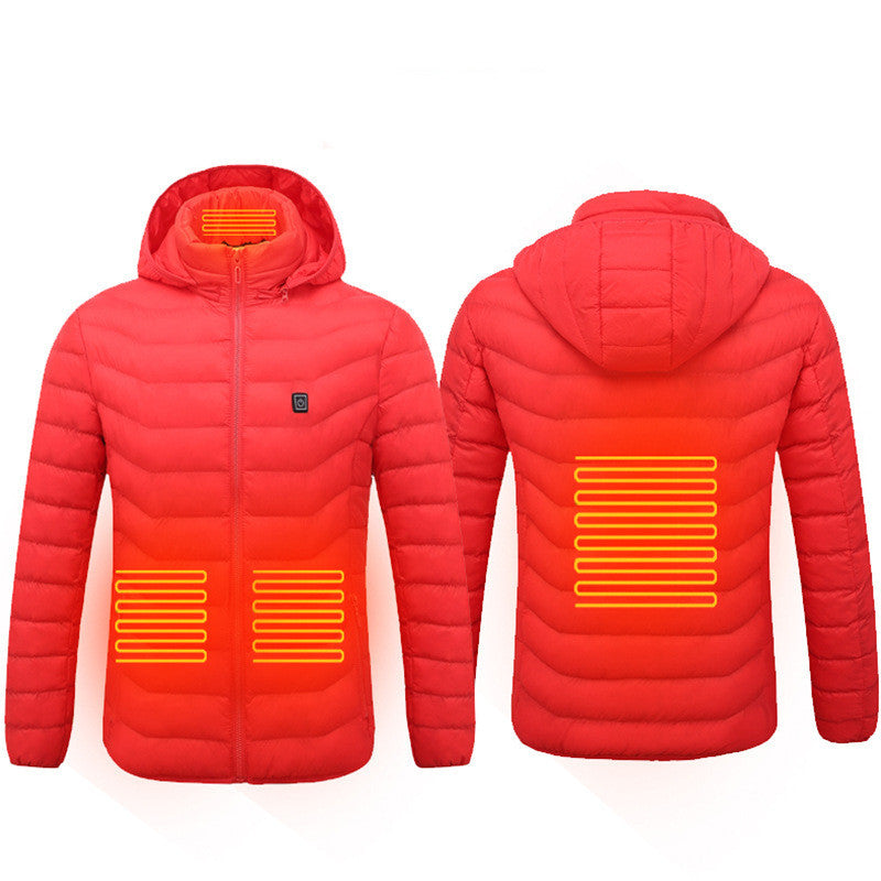 EVRSK8 Jacket: Heated Coat USB Electric Thermal Cotton Warm Autumn Winter (Power Bank not included)