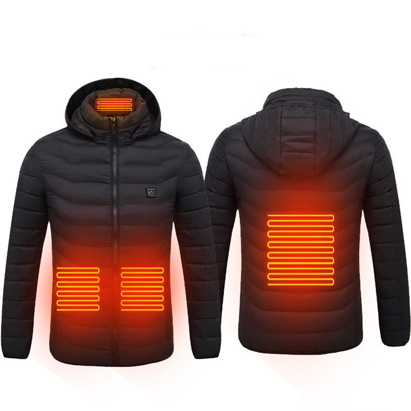 EVRSK8 Jacket: Heated Coat USB Electric Thermal Cotton Warm Autumn Winter (Power Bank not included)