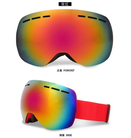 EVRSK8 Snowboarding Goggles: Winter Snow Sports with Anti-fog UV Protection for Men Women Youth Skating mask