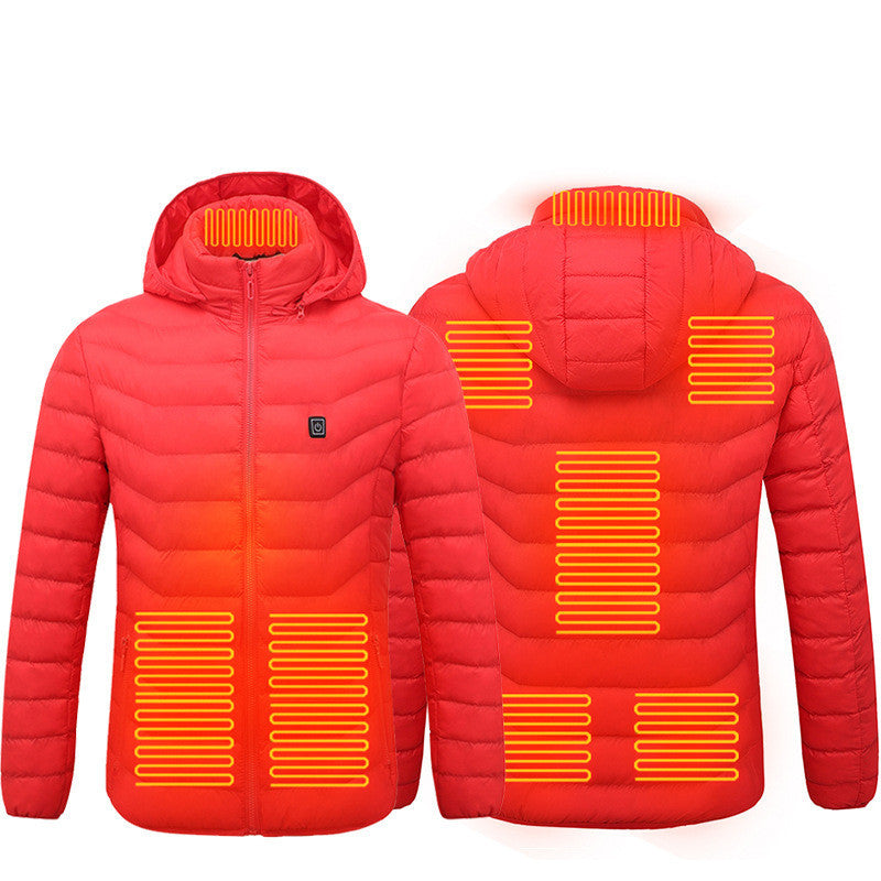 EVRSK8 Jacket: Heated Coat USB Electric Thermal Cotton Warm Autumn Winter (Power Bank not included)