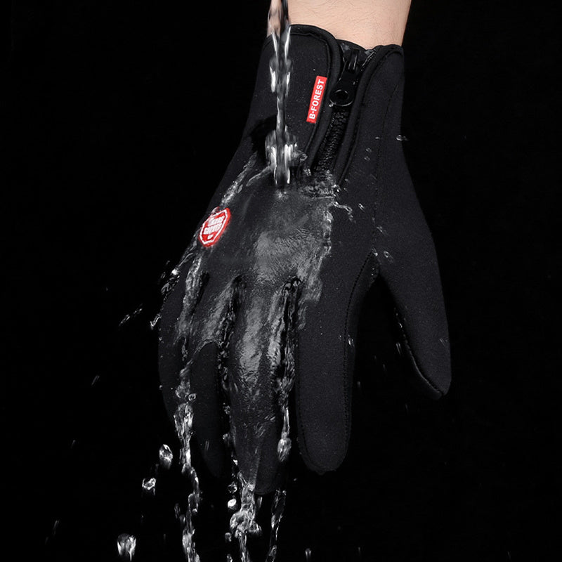 EVRSK8 Riding Gloves: Touch Screen Motorcycle Sliding Waterproof Sports Gloves With Fleece