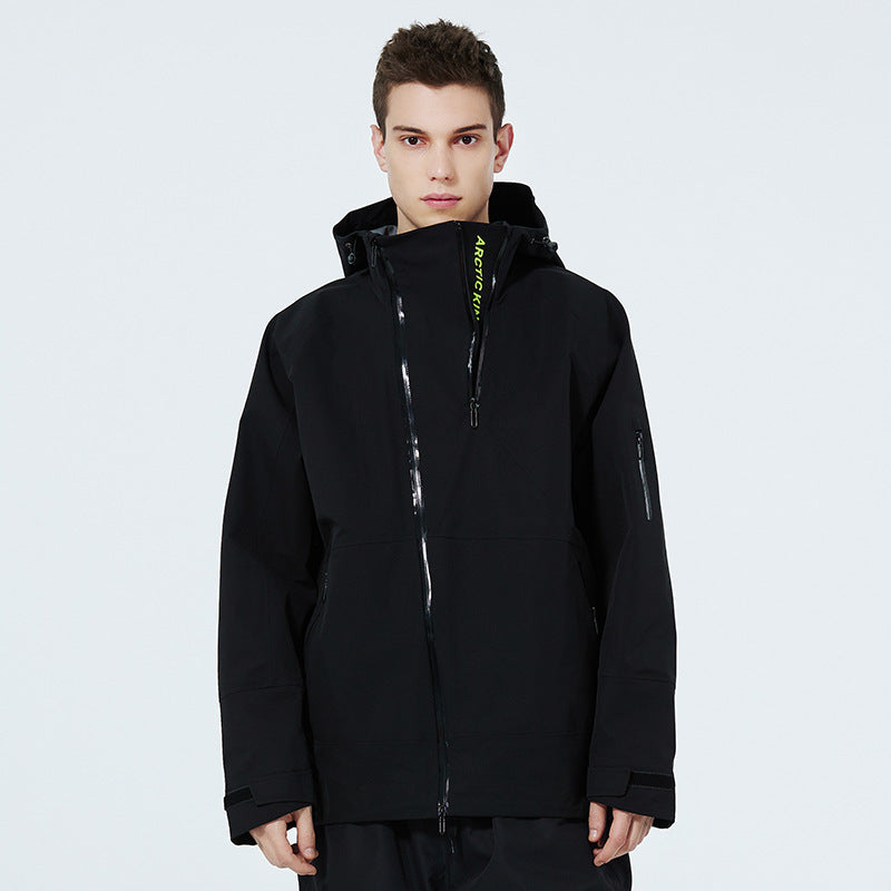 EVRSK8 Snowboard Coat and Liner: Thin Outdoor Windproof Waterproof Veneer Double Plate Snowboarding