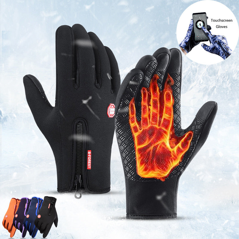 EVRSK8 Riding Gloves: Touch Screen Motorcycle Sliding Waterproof Sports Gloves With Fleece