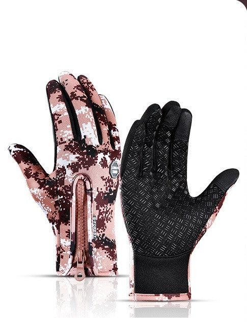 EVRSK8 Riding Gloves: Touch Screen Motorcycle Sliding Waterproof Sports Gloves With Fleece