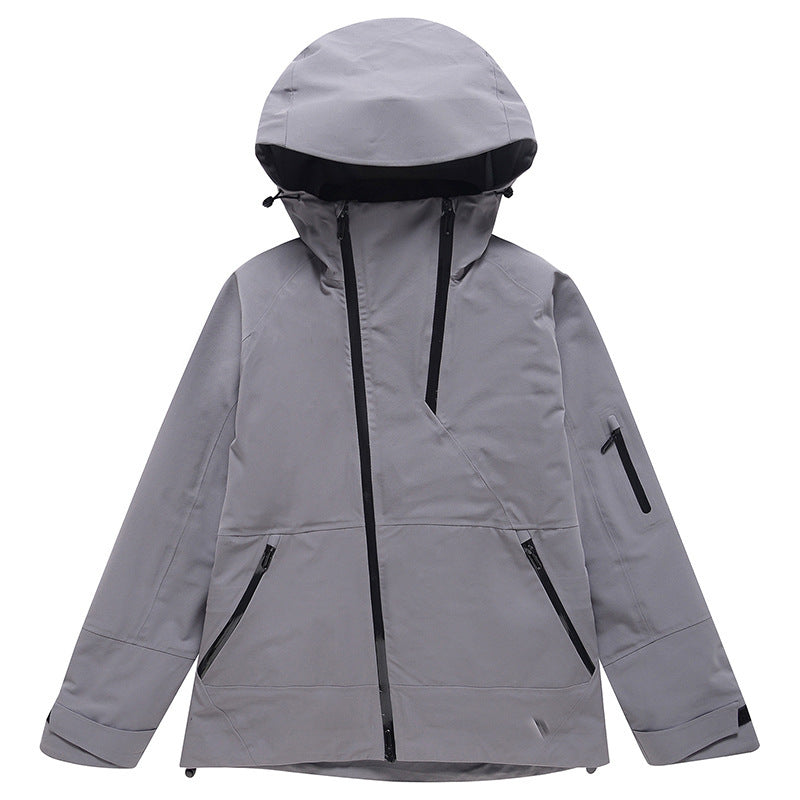 EVRSK8 Snowboard Coat and Liner: Thin Outdoor Windproof Waterproof Veneer Double Plate Snowboarding