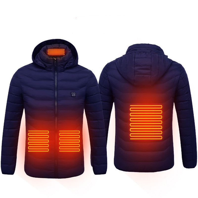 EVRSK8 Jacket: Heated Coat USB Electric Thermal Cotton Warm Autumn Winter (Power Bank not included)