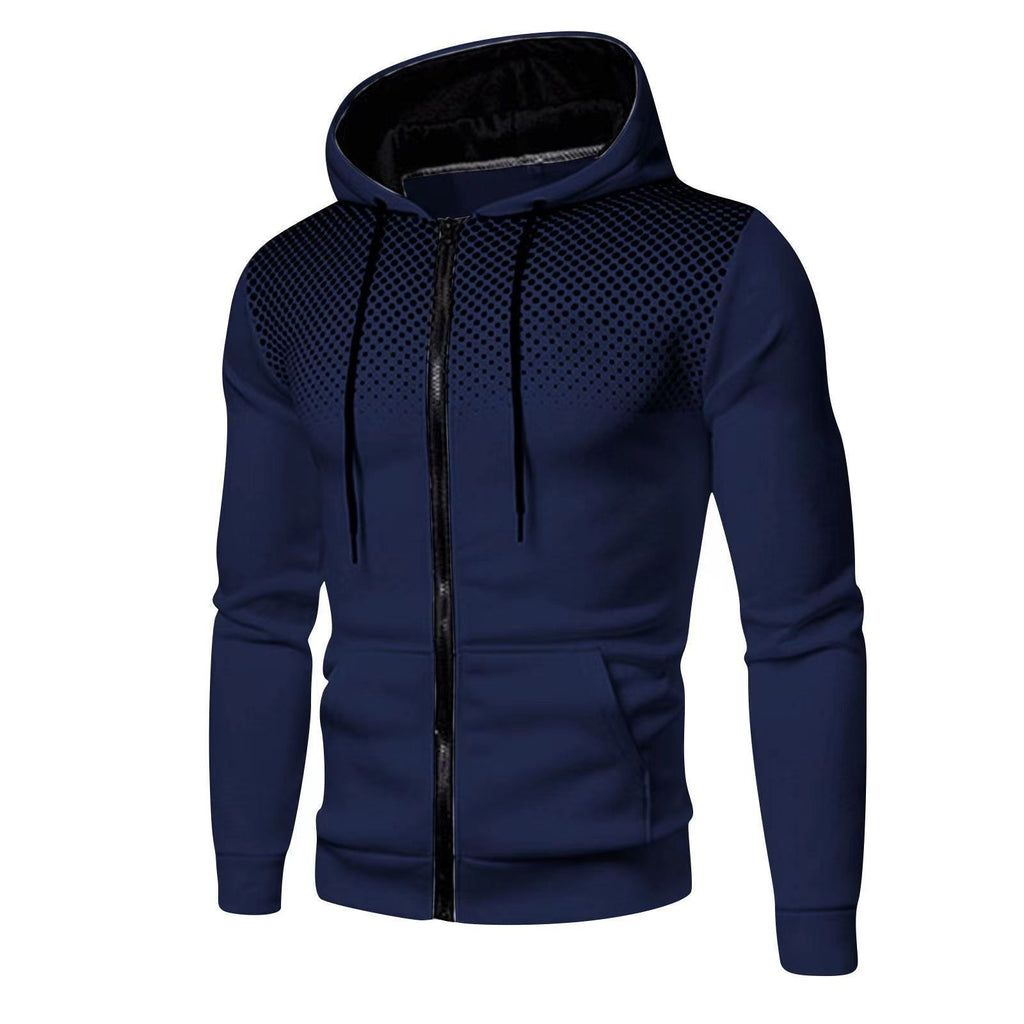 EVRSK8 Zippered Sports Shirt: Sweater Men's Fitness Zip-up