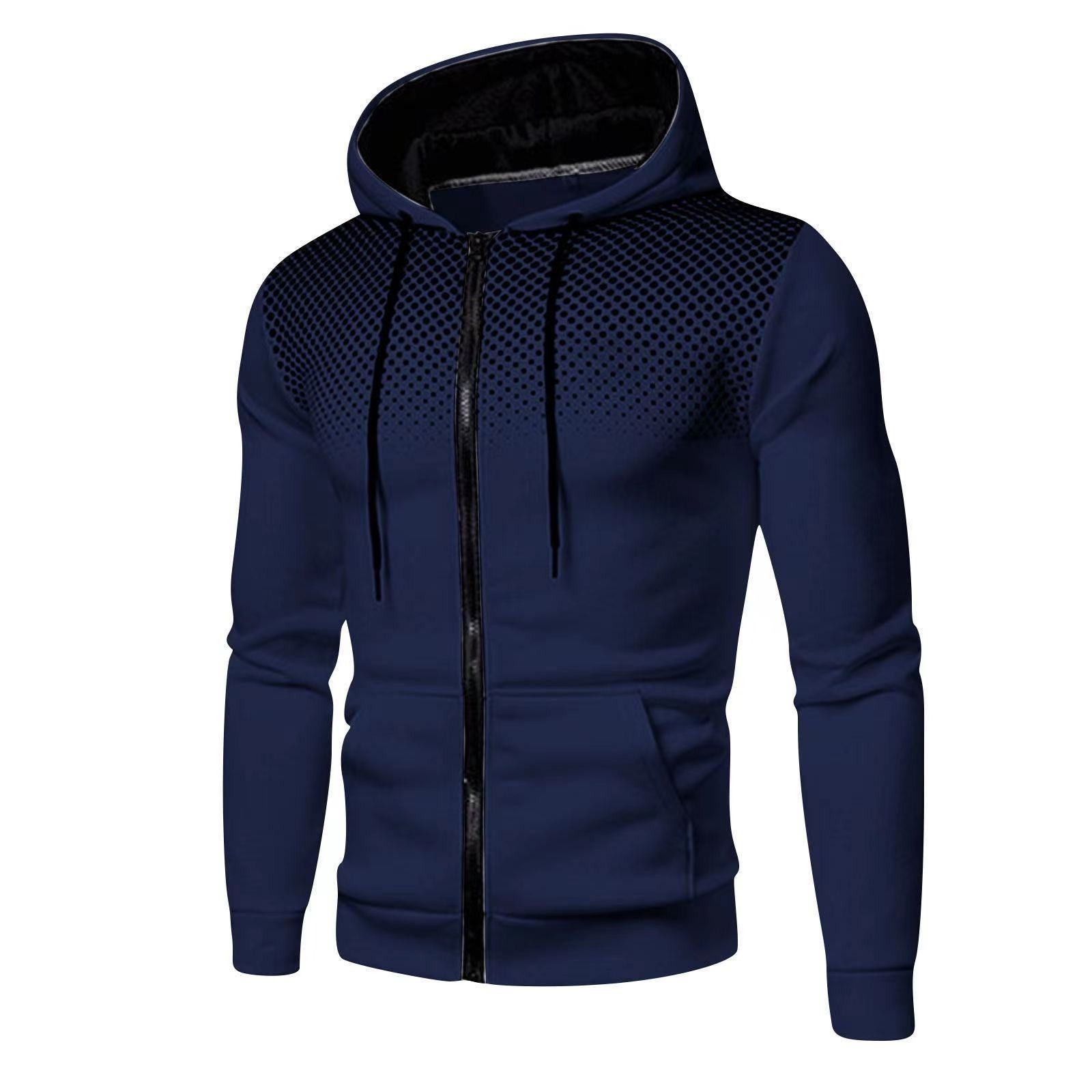 EVRSK8 Zippered Sports Shirt: Sweater Men's Fitness Zip-up