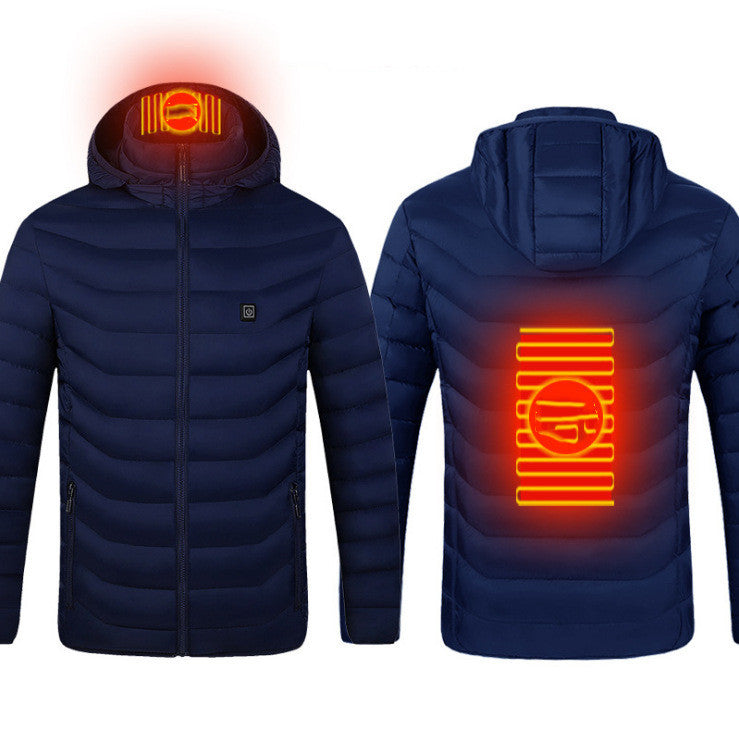 EVRSK8 Jacket: Heated Coat USB Electric Thermal Cotton Warm Autumn Winter (Power Bank not included)