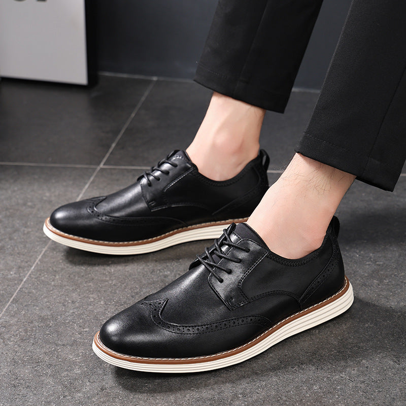EVRSK8 Formal Shoes: Slip-on Business Formal Wear Men's Casual Shoes Lightweight Slip-resistant