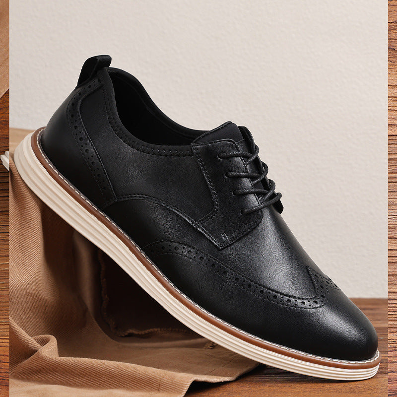 EVRSK8 Formal Shoes: Slip-on Business Formal Wear Men's Casual Shoes Lightweight Slip-resistant