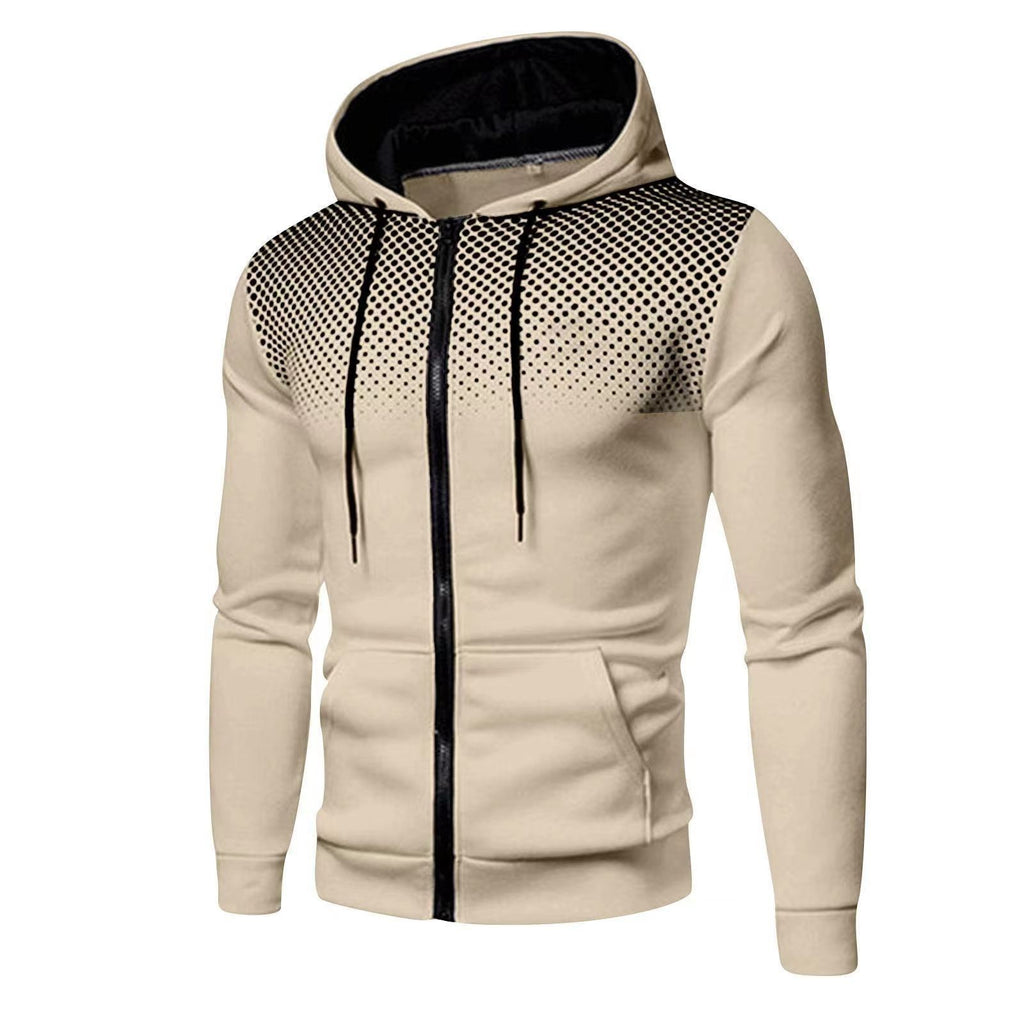 EVRSK8 Zippered Sports Shirt: Sweater Men's Fitness Zip-up