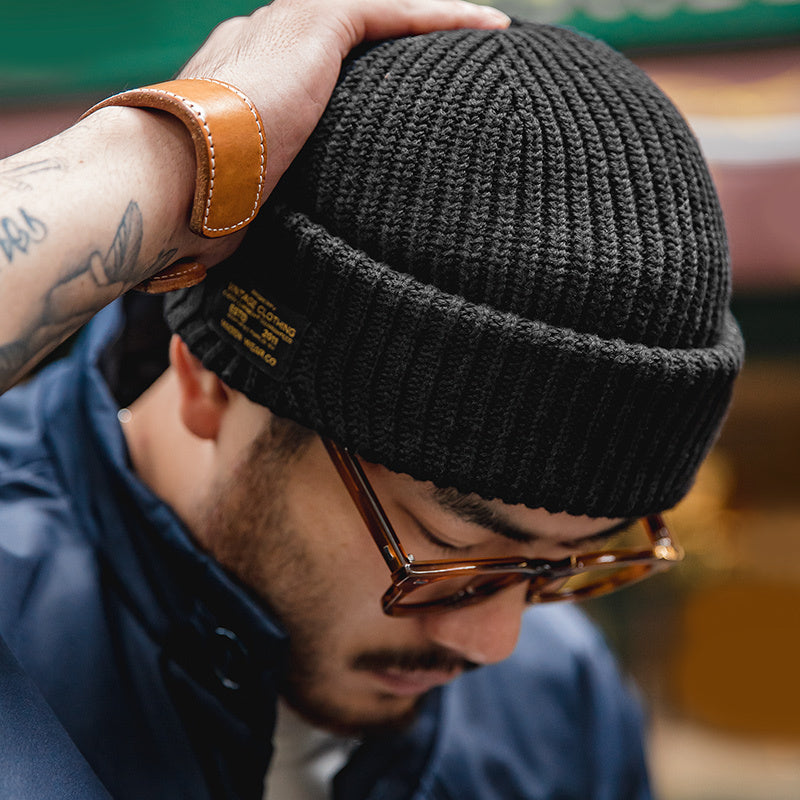 EVRSK8 Vintage Beanie: Knitted Melon Skin Warm
