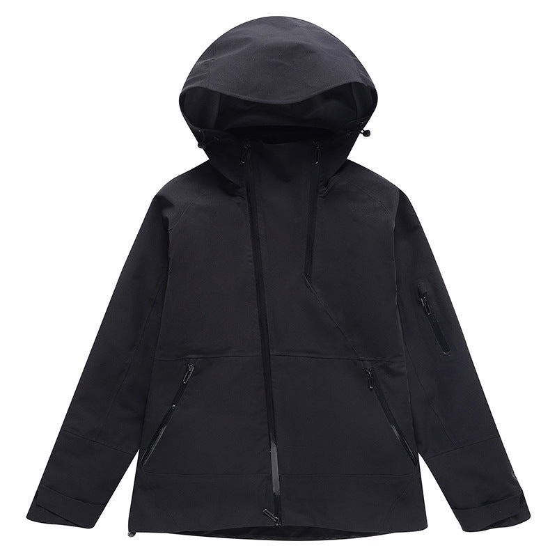 EVRSK8 Snowboard Coat and Liner: Thin Outdoor Windproof Waterproof Veneer Double Plate Snowboarding