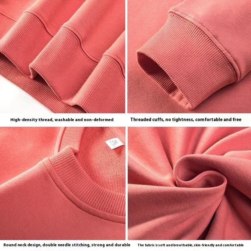 EVRSK8 Hoodie: 100% Cotton 330g Thick Full Round Neck Sweater Autumn Winter