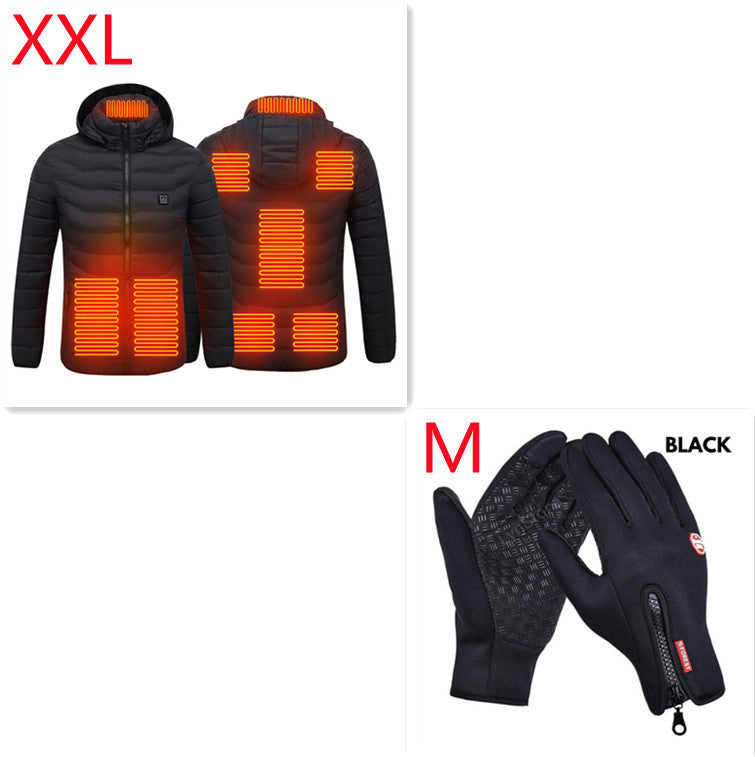 EVRSK8 Jacket: Heated Coat USB Electric Thermal Cotton Warm Autumn Winter (Power Bank not included)