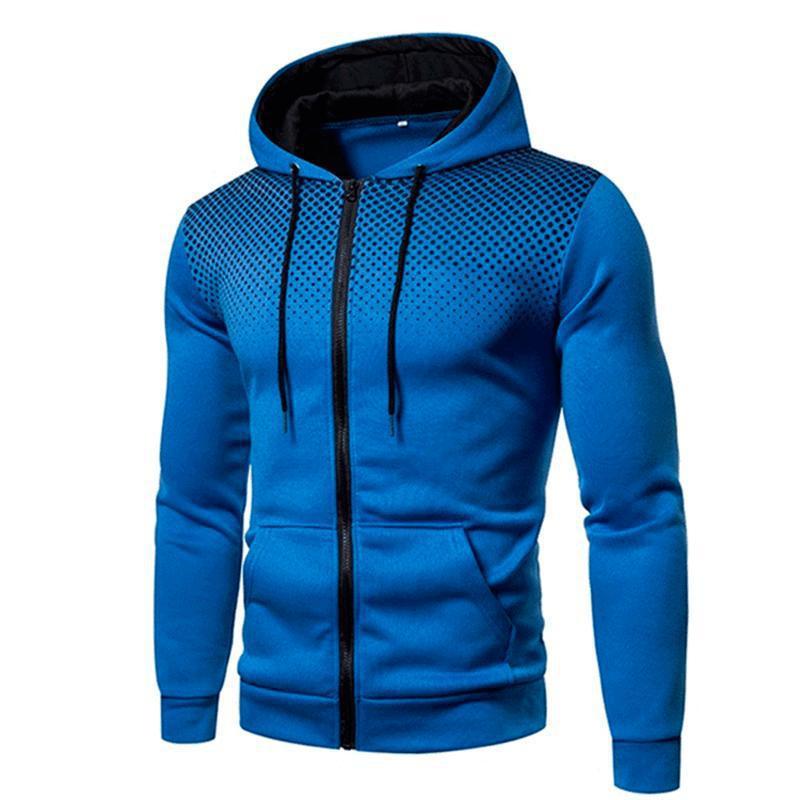 EVRSK8 Zippered Sports Shirt: Sweater Men's Fitness Zip-up