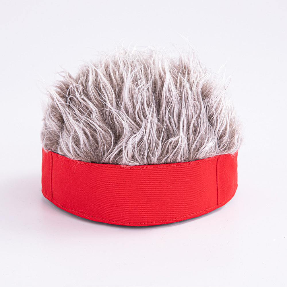 EVRSK8 Wig Beanie: Handsome Simulation Short Fake Hair Wig Retro