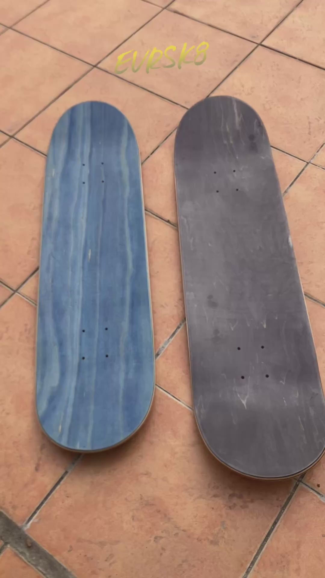 SAMPLE ORDER EVRSK8 Skateboard Deck: BLANK Professional Quality Premium Board